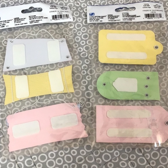 🏷New Paper Bliss Textured Tags Scrapbook Die Cut Bundle - Picture 3 of 6